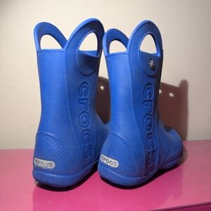 Blue Crocs Handle It Rain Boots 13C